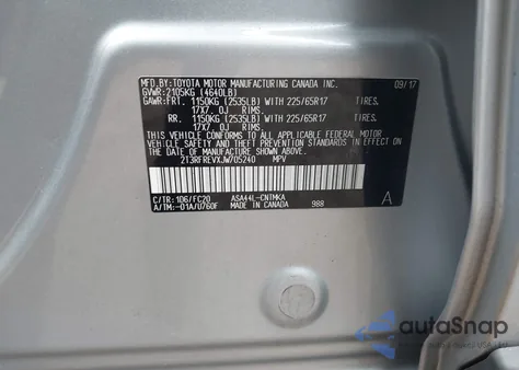 2018 Toyota Rav4 Xle from USA, damaged, VIN 2T3RFREVXJW705240
